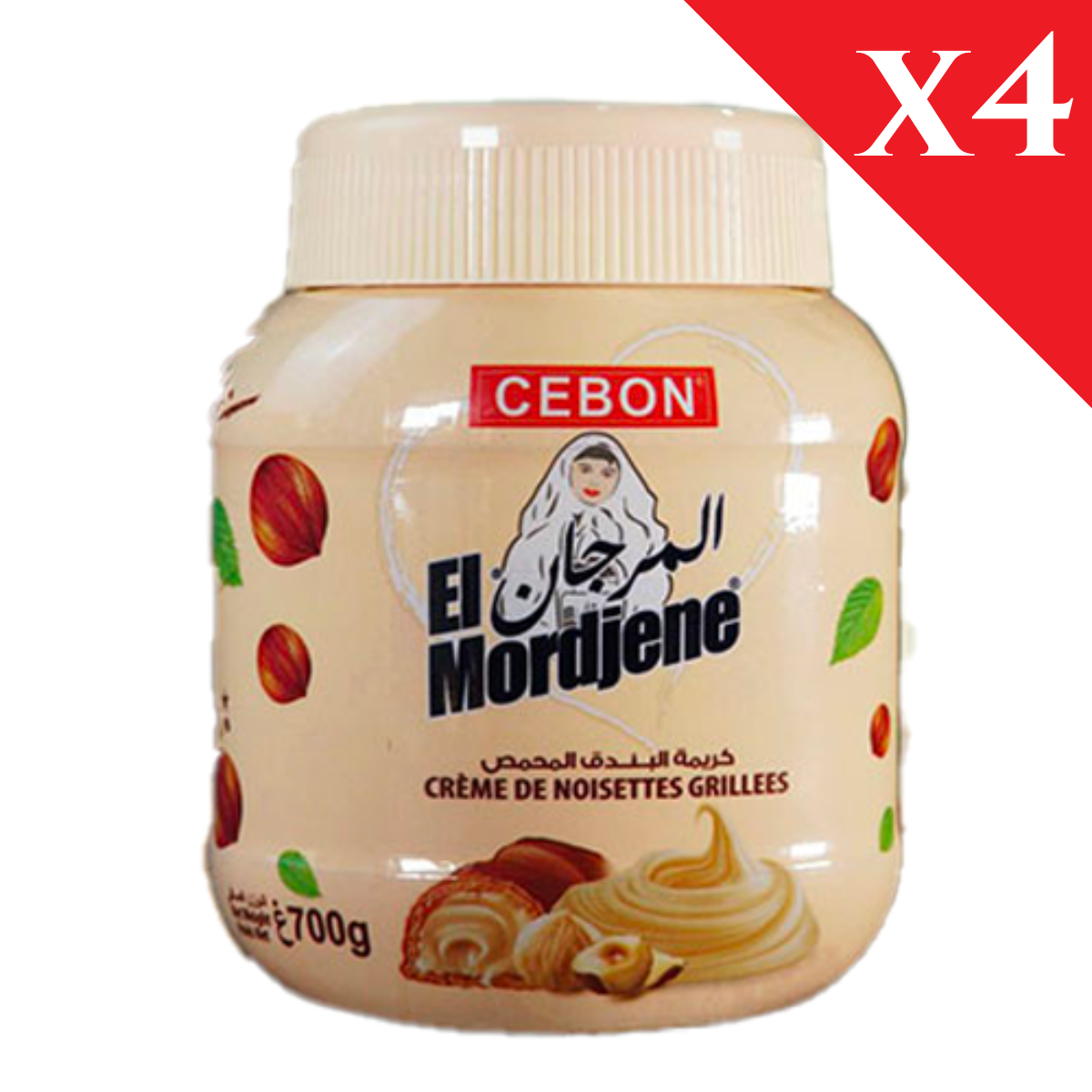 Acheter El Mordjene crème noisettes