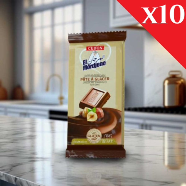 Pack de 10 El Mordjene® Pâte à glacer aux noisettes